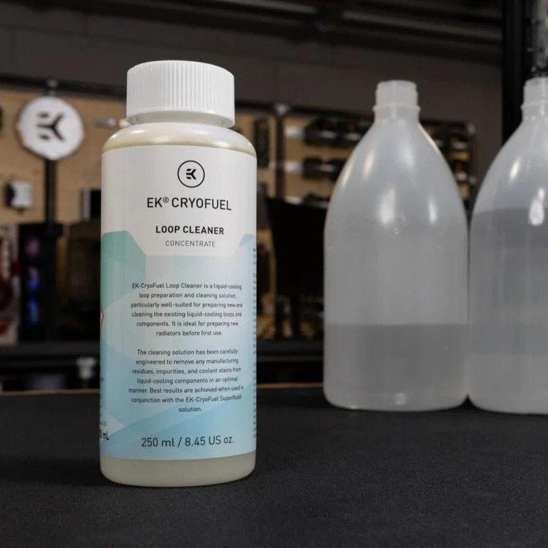 Ek Water Blocks Ek Vanduo Blocks EK Vanduo Blocks EK-CryoFuel Loop Cleaner + Superflush koncentratas – 250 ml