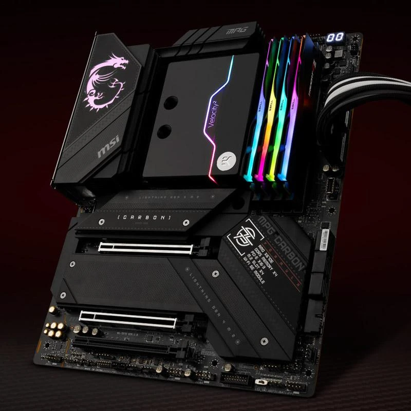 Ek Water Blocks Ek Vanduo Blocks EK vandens blokai EK-Quantum Velocity² D-RGB (AM5), nikelio ir acetalo spalvos