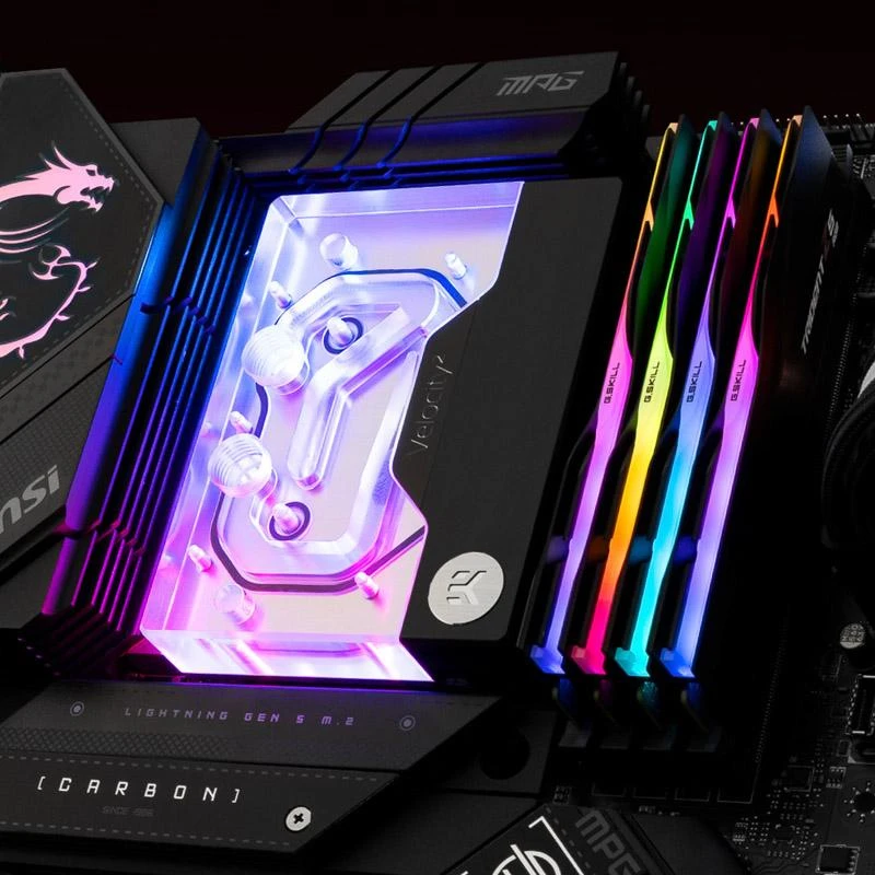EK-Quantum Velocity² AM5 vandens blokas su RGB apšvietimu