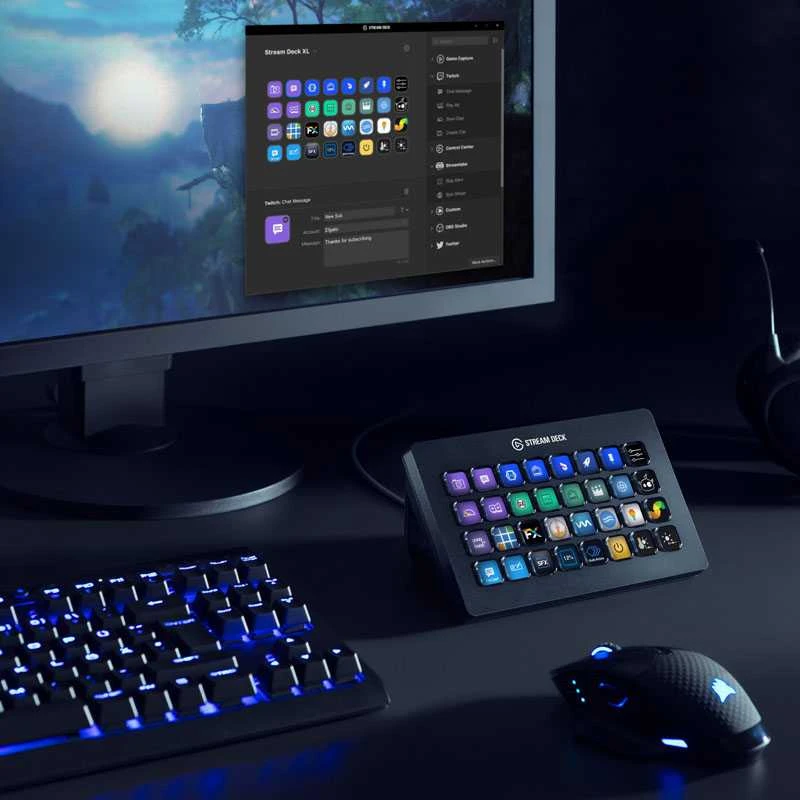 Elgato Stream Deck XL, spartus praplėstų funkcijų paleidimo įrenginys