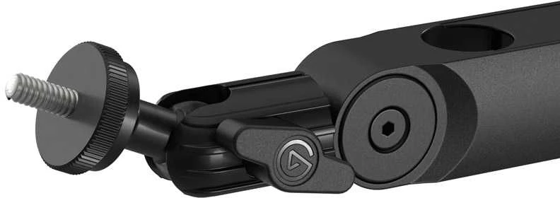 Elgato | Wave Mic Arm | 10AAN9901 | Viršutinės rankos darbo stalo prošvaisa (160 mm); Apatinės rankos darbo stalo prošvaisa (70 mm); Horizontalus siekis (740 mm); Vertikalus sukimas (90 ° aukštyn / 60 ° žemyn (alkūnė); Stalinis spaustukas išplečiamas iki 60 mm | Žemas profilis