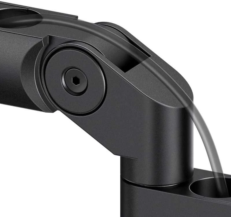Elgato | Wave Mic Arm | 10AAN9901 | Viršutinės rankos darbo stalo prošvaisa (160 mm); Apatinės rankos darbo stalo prošvaisa (70 mm); Horizontalus siekis (740 mm); Vertikalus sukimas (90 ° aukštyn / 60 ° žemyn (alkūnė); Stalinis spaustukas išplečiamas iki 60 mm | Žemas profilis
