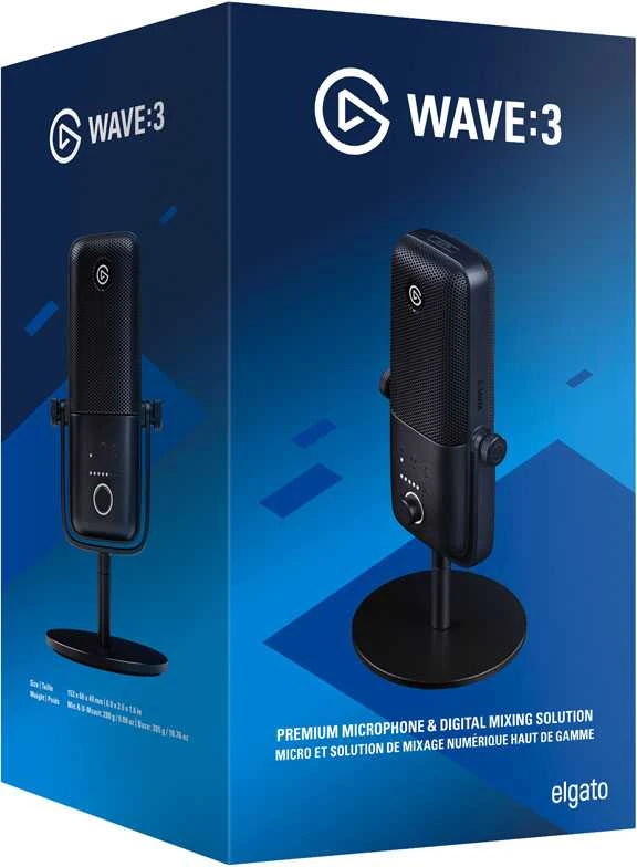 Kondensatorinis transliavimo mikrofonas Elgato Wave:3