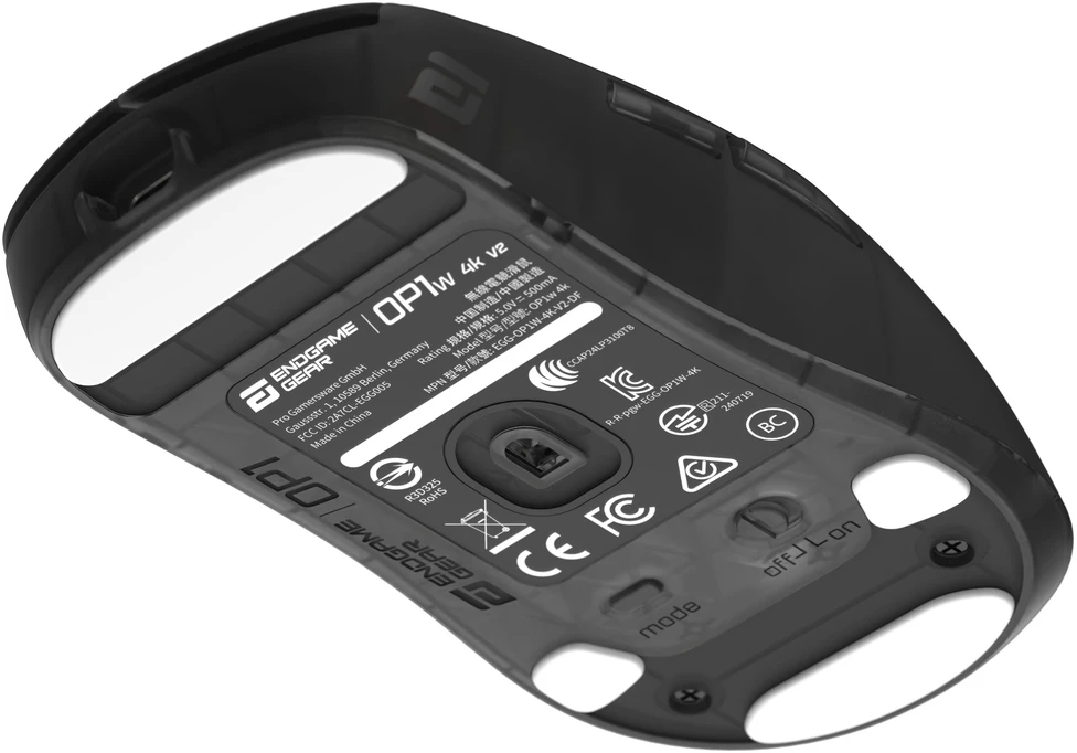 Endgame Gear OP1w 4k v2 belaidė žaidimų pelė, 4.000Hz – Dark Frost