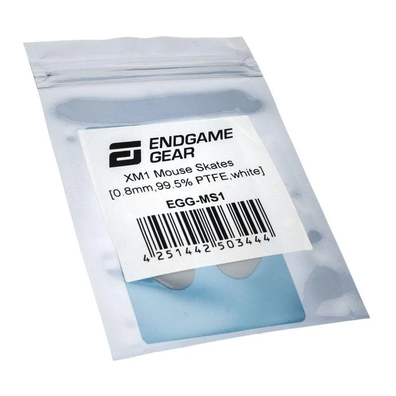 Endgame Gear XM1 Pelė Skates pelių padukai, 99,5% PTFE, baltos spalvos – Single Set