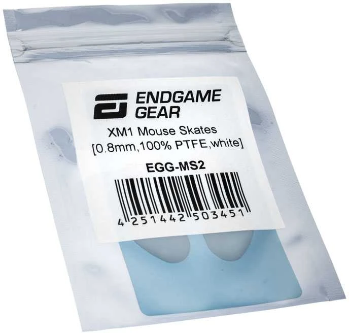 Kilimėlis Endgame Gear XM1 Pelė Skates pelių padukai, 100% PTFE, Milky Baltas – Single Set