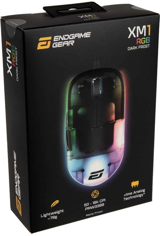 Endgame Gear XM1 RGB žaidimų pelė – Dark Frost