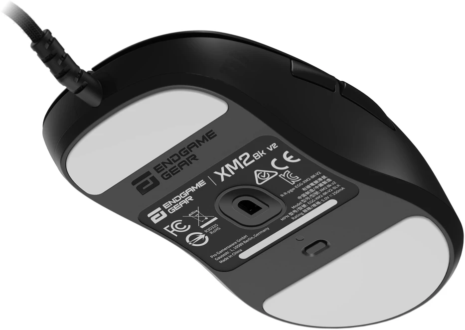 Endgame Gear XM2 8k v2 žaidimų pelė, 8.000Hz – juodos spalvos