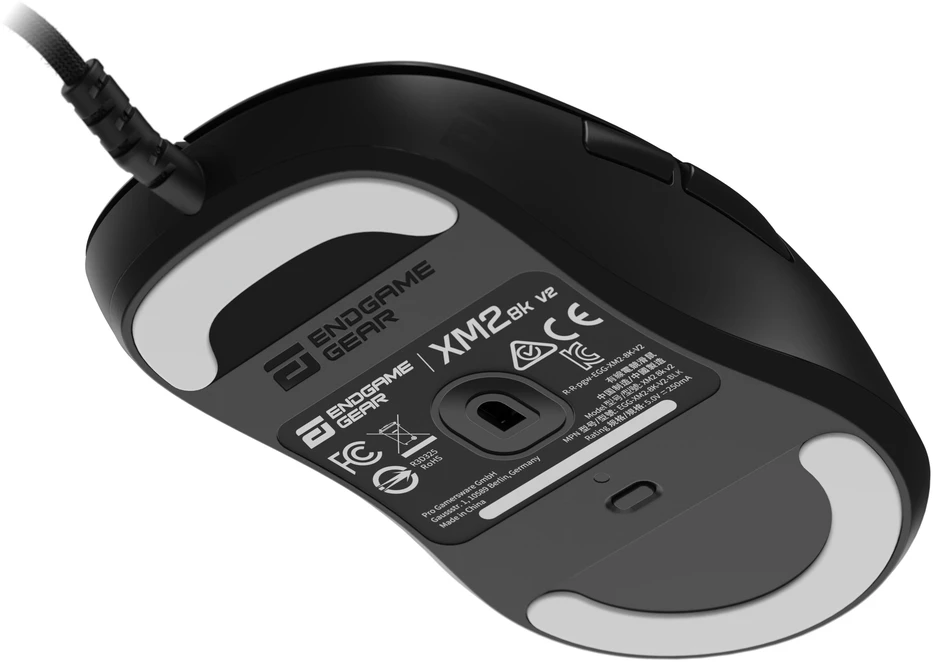 Endgame Gear XM2 8k v2 žaidimų pelė, 8.000Hz – juodos spalvos