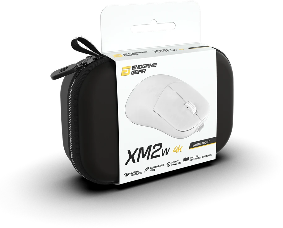 Endgame Gear XM2w 4k belaidė žaidimų pelė, belaidė – Baltas Frost