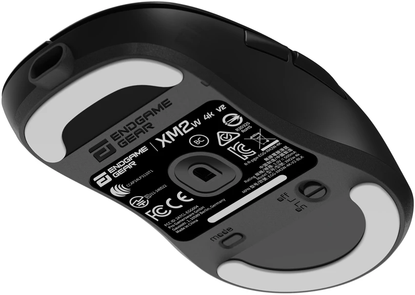 Endgame Gear XM2w 4k v2 žaidimų pelė, 4.000Hz – juodos spalvos