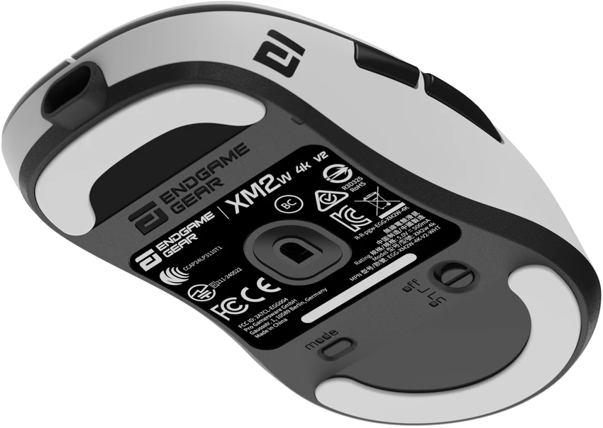 Endgame Gear XM2w 4k v2 žaidimų pelė – baltos spalvos