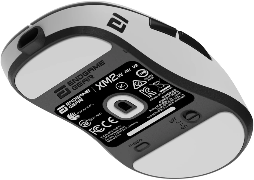 Endgame Gear XM2w 4k v2 žaidimų pelė – baltos spalvos