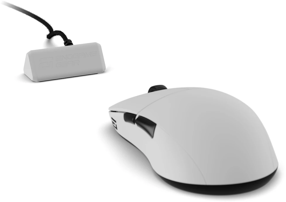 Endgame Gear XM2w 4k v2 žaidimų pelė – baltos spalvos