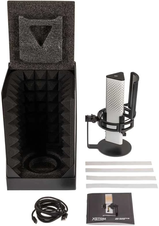 Endgame Gear XSTRM USB mikrofonas – baltos spalvos