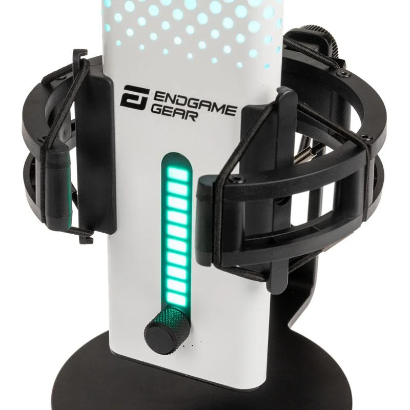 Endgame Gear XSTRM USB mikrofonas – baltos spalvos