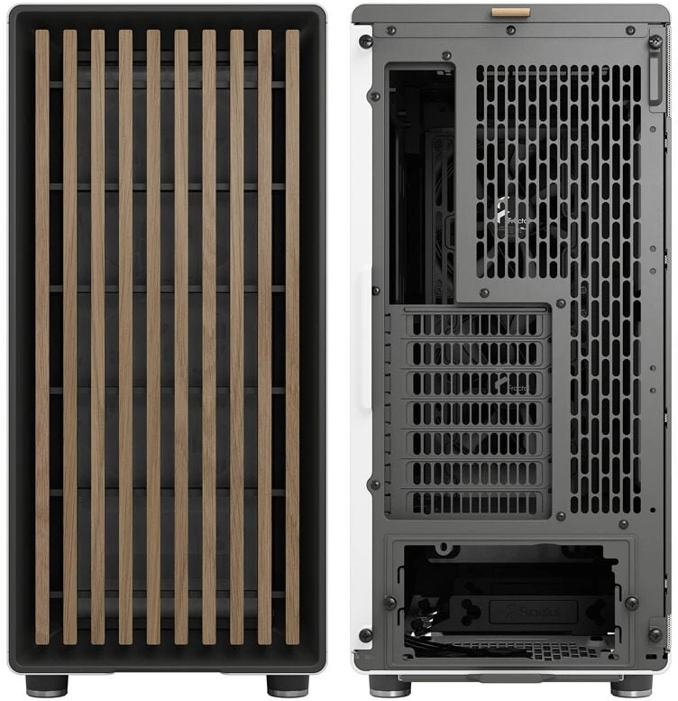 Kompiuterio korpusas „Fractal Design North“, baltos spalvos (FD-C-NOR1C-03)