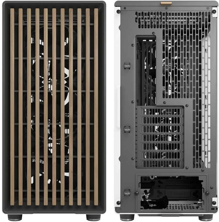 „Fractal Design“ kompiuterio korpusas | „North XL“ | „Chalk Baltas TG Clear“ | ATX