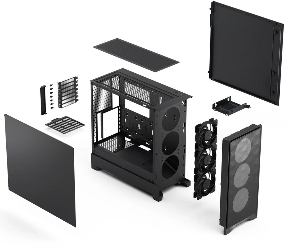 Fractal Design Case | Pop 2 Air | ATX | Juodas Solid