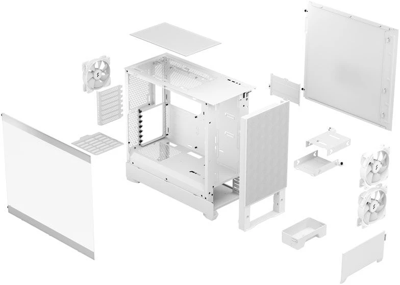 Fractal Design | Pop Air RGB | Side window | ATX, mATX, Mini ITX | ATX | Baltas TG Clear Tint