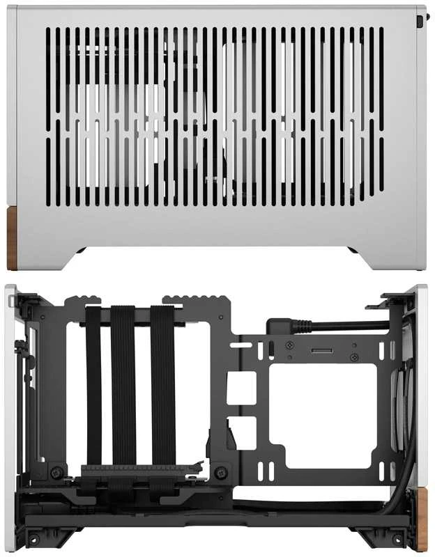 Fractal Design Fraktalų dizainas | PC dėklas | Terra | Sidabras | Mini ITX