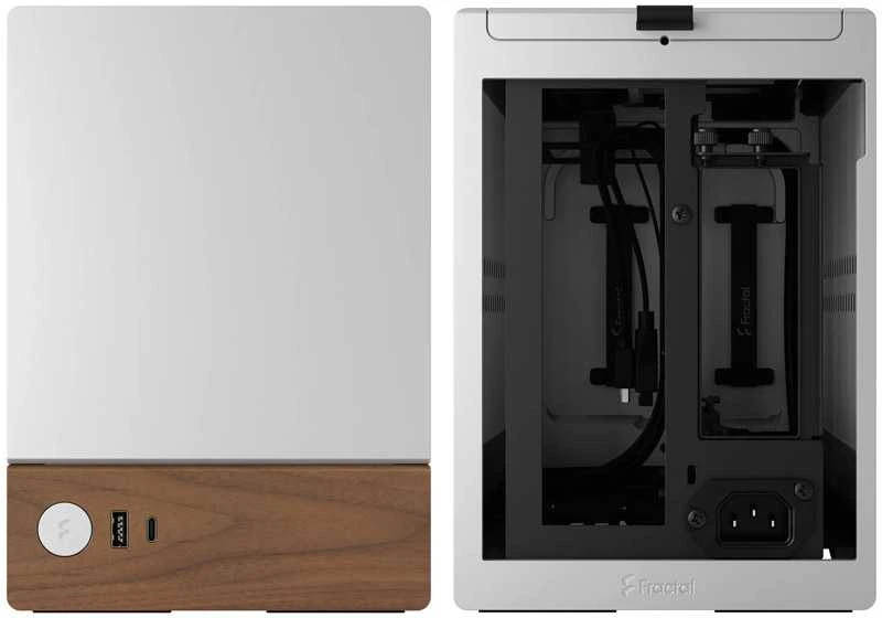 Fractal Design Fraktalų dizainas | PC dėklas | Terra | Sidabras | Mini ITX