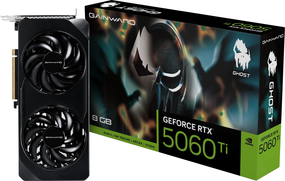„Gainward GeForce RTX 5060 Ti Ghost“ vaizdo plokštė, 8192 MB GDDR7