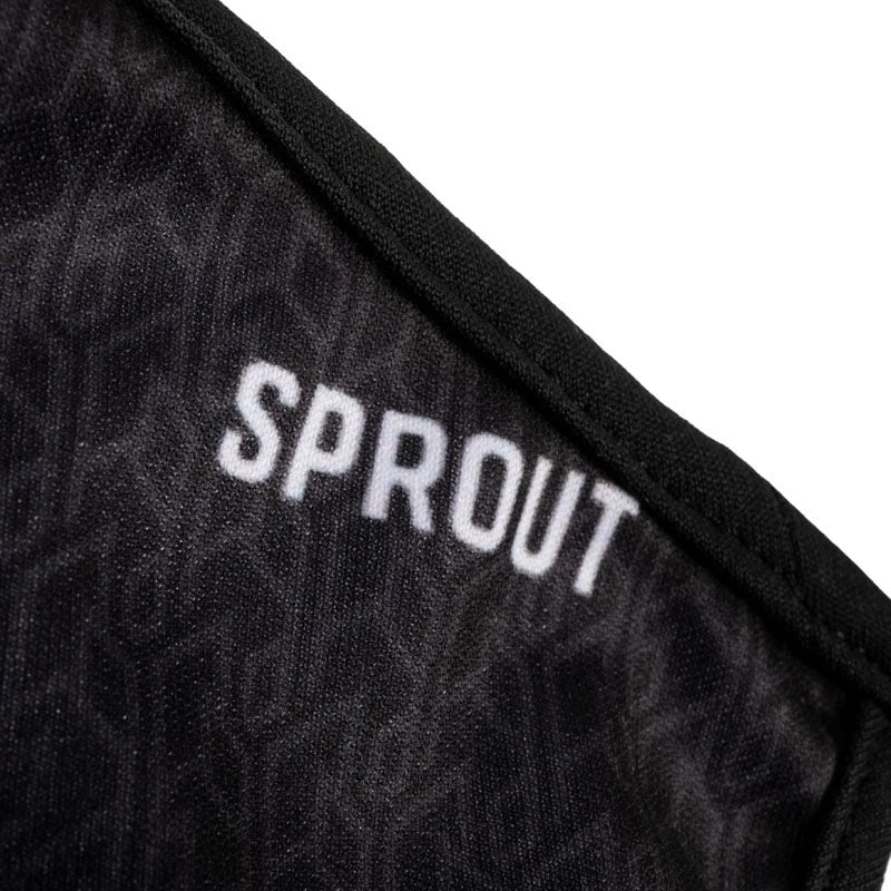 Gamerswear Sprout face mask for mouth and nose - juodas