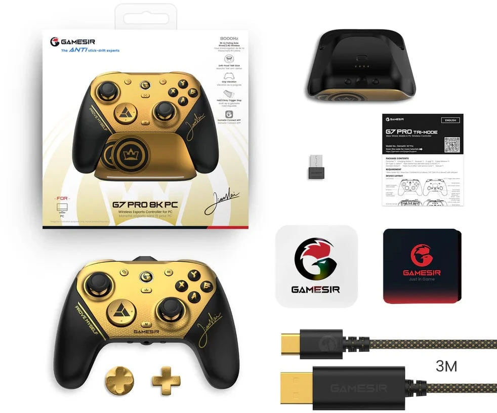 Universalus žaidimų valdiklis BluetoothGameSir G7 Pro 8K XH PC Champion Edition