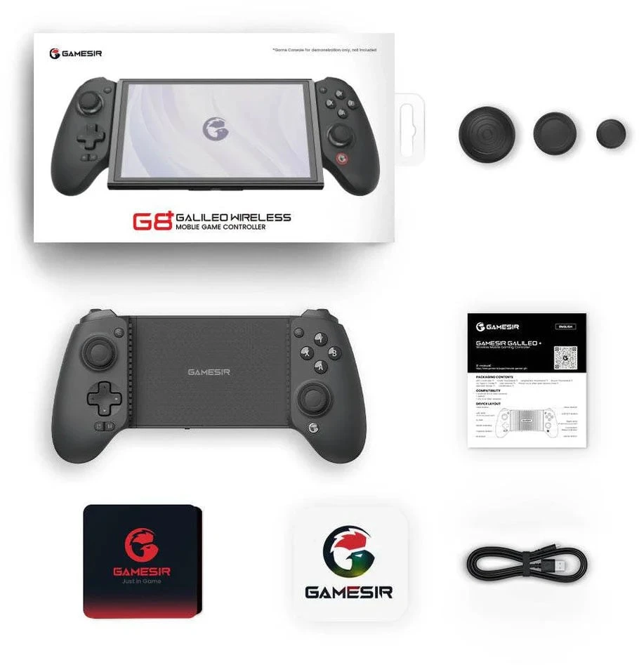 Gamesir Žaidimų valdiklis G8+ Bluetooh su išmaniojo telefono laikikliu
