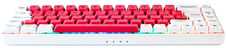 Mėlyna GAMIAC TKL69G SF Klaviatūra žaidimams, Kailh Mėlyna - baltas/red