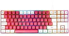 Mėlyna GAMIAC TKL90G Klaviatūra žaidimams, Kailh Mėlyna - baltas/red