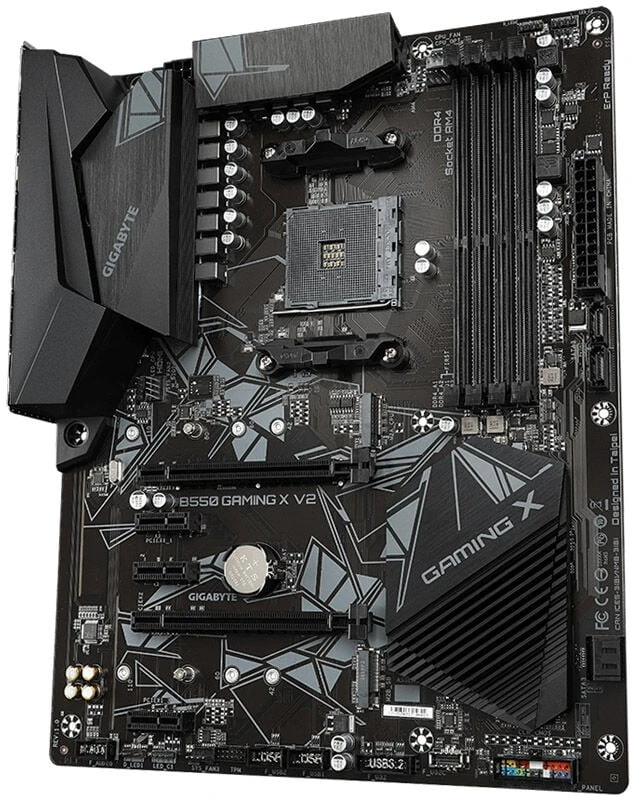 Pagrindinė plokštė GIGABYTE/AMD B550/AM4/ATX/Memory DDR4/Atminties lizdai 4/3xPCI-Express 3.0 1x/1xPCI-Express 3.0 2x/1xPCI-Express 4.0 16x/2xM.2/1xDVI-D/1xHDMI/2xAudio-In/1xAudio-Out/2xUSB 2.0/4xUSB 3.2/1xPS/2/1xRJ45