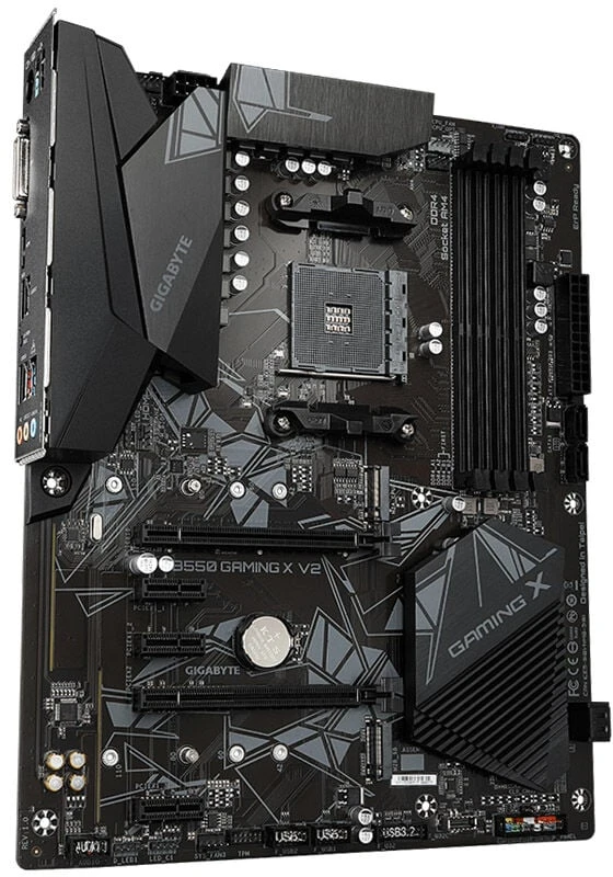 Pagrindinė plokštė GIGABYTE/AMD B550/AM4/ATX/Memory DDR4/Atminties lizdai 4/3xPCI-Express 3.0 1x/1xPCI-Express 3.0 2x/1xPCI-Express 4.0 16x/2xM.2/1xDVI-D/1xHDMI/2xAudio-In/1xAudio-Out/2xUSB 2.0/4xUSB 3.2/1xPS/2/1xRJ45