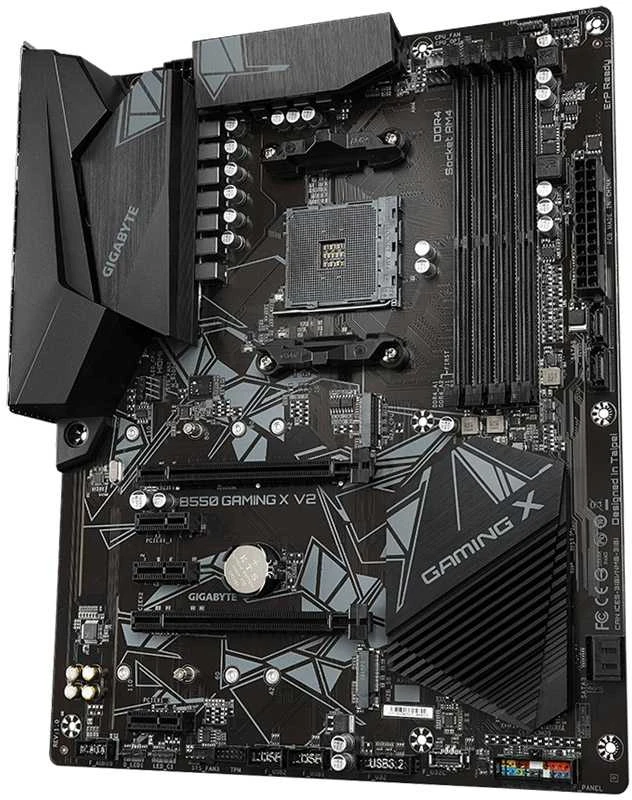 Pagrindinė plokštė GIGABYTE/AMD B550/AM4/ATX/Memory DDR4/Atminties lizdai 4/3xPCI-Express 3.0 1x/1xPCI-Express 3.0 2x/1xPCI-Express 4.0 16x/2xM.2/1xDVI-D/1xHDMI/2xAudio-In/1xAudio-Out/2xUSB 2.0/4xUSB 3.2/1xPS/2/1xRJ45