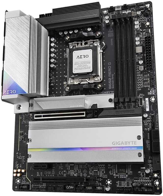Pagrindinė plokštė GIGABYTE B650 AERO G AM5 1xHDMI 1xDP