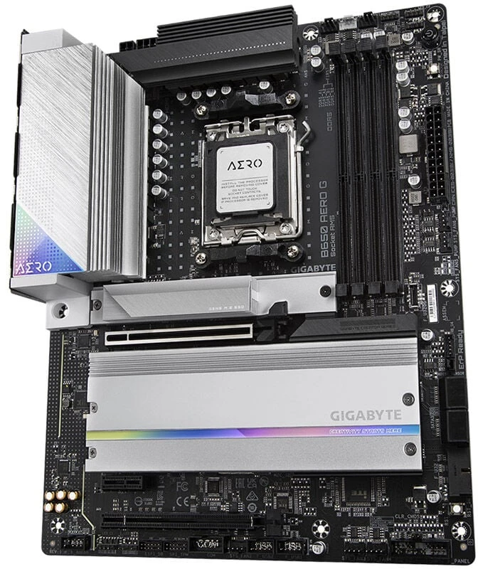 Pagrindinė plokštė GIGABYTE B650 AERO G AM5 1xHDMI 1xDP