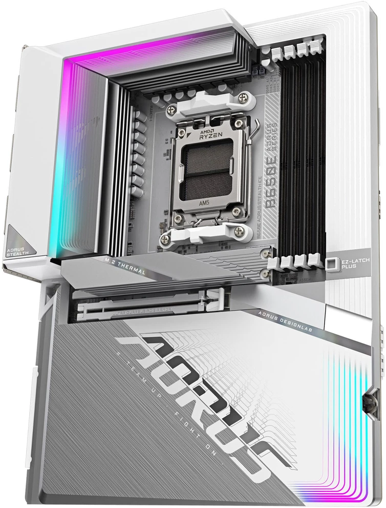 Pagrindinė plokštė GIGABYTE B650E AORUS STEALTH ICE