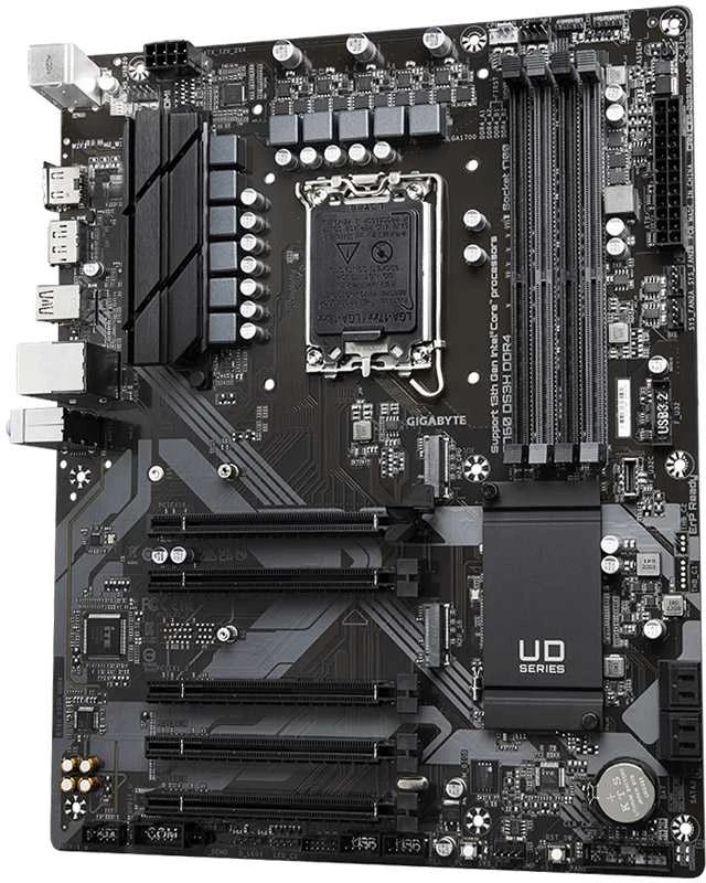 Pagrindinė plokštė Gigabyte Gigabaitas | B760 DS3H DDR4 1,0 M/B | Procesorių šeima Intel | Procesoriaus lizdas LGA1700 | DDR4 DIMM | Atminties lizdai 4 | Palaikomos standžiojo disko sąsajos SATA, M.2 | SATA jungčių skaičius 4 | Mikroschemų rinkinys Intel B760 Express | ATX