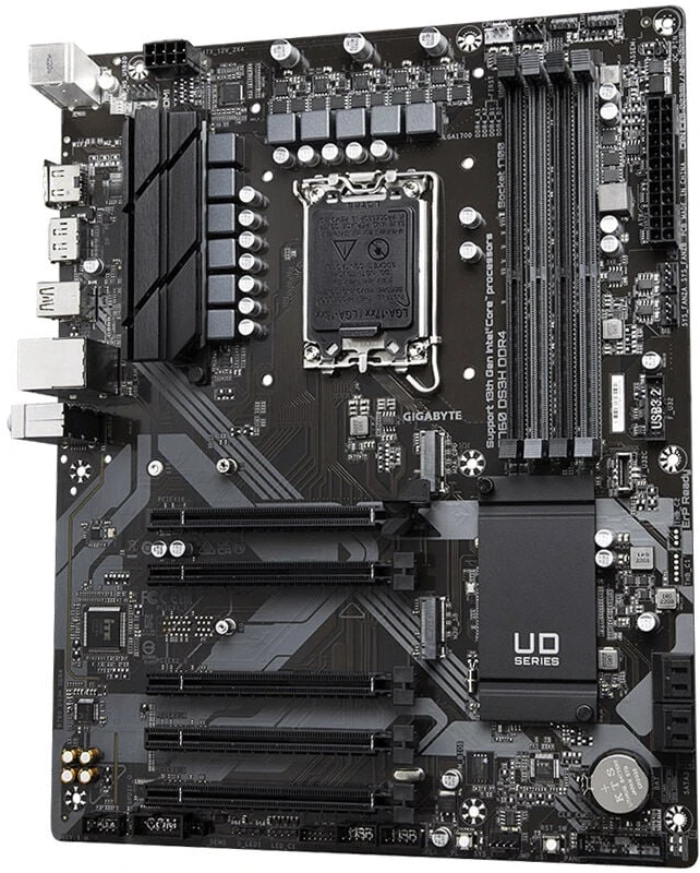 Pagrindinė plokštė Gigabyte Gigabaitas | B760 DS3H DDR4 1,0 M/B | Procesorių šeima Intel | Procesoriaus lizdas LGA1700 | DDR4 DIMM | Atminties lizdai 4 | Palaikomos standžiojo disko sąsajos SATA, M.2 | SATA jungčių skaičius 4 | Mikroschemų rinkinys Intel B760 Express | ATX