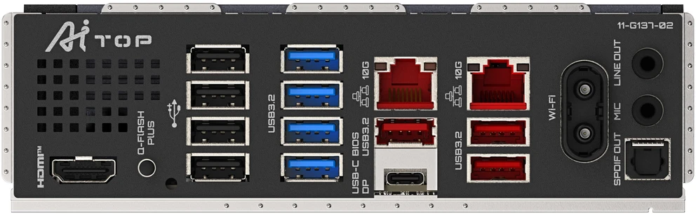 „GIGABYTE B850 AI TOP“, AMD B850 pagrindinė plokštė - AM5 lizdas, DDR5