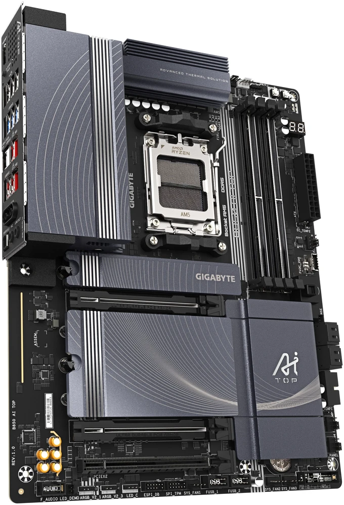 „GIGABYTE B850 AI TOP“, AMD B850 pagrindinė plokštė - AM5 lizdas, DDR5
