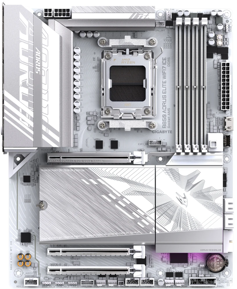 Pagrindinė plokštė GIGABYTE B850 AORUS ELITE WIFI7 ICE