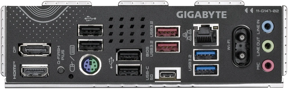 Pagrindinė plokštė Gigabyte B850 EAGLE WIFI6E | Procesorių šeima AMD | Procesoriaus lizdas AM5 | DDR5 | Palaikomos standžiojo disko sąsajos SATA, M.2 | SATA jungčių skaičius 4
