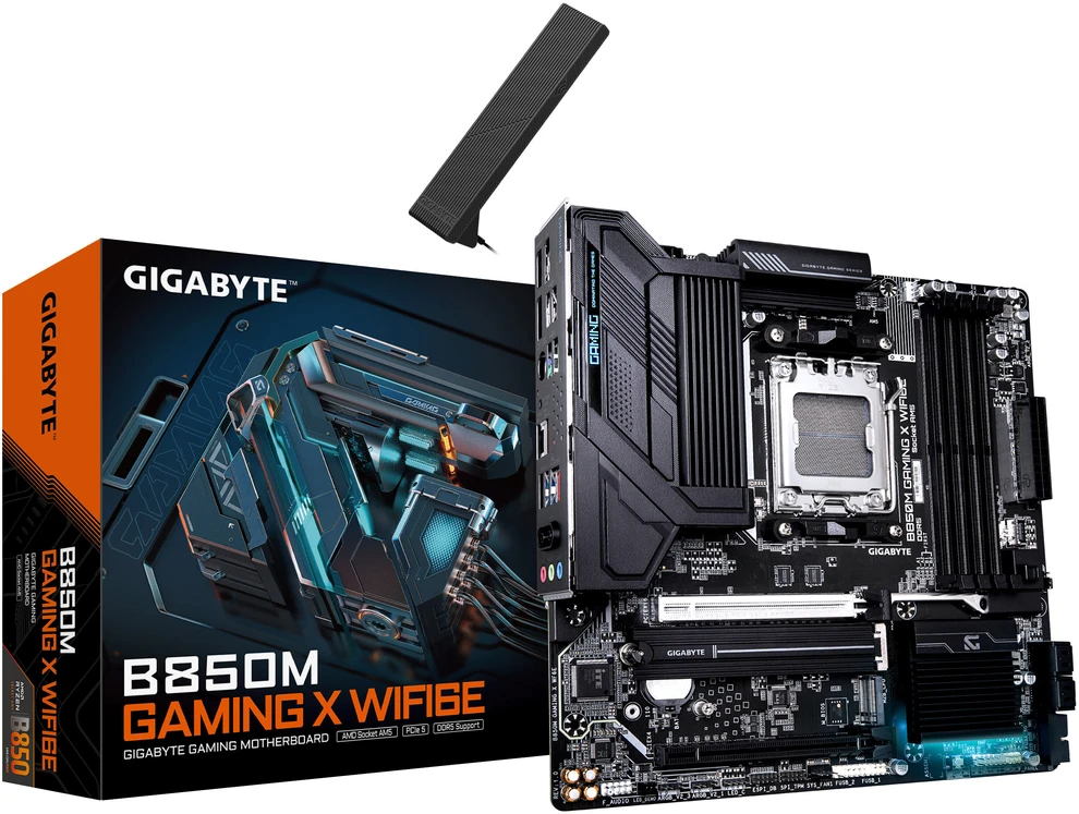 Pagrindinė plokštė Gigabyte B850M GAMING X WF6E