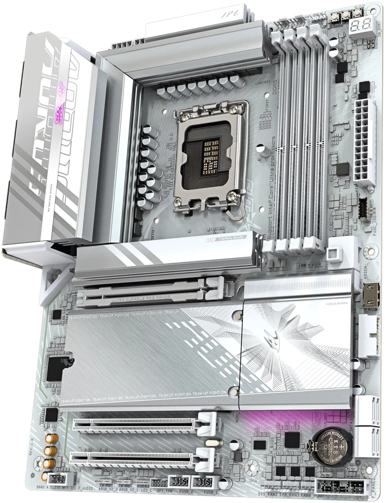 Pagrindinė plokštė Gigabyte B860 A ELITE WF7 ICE