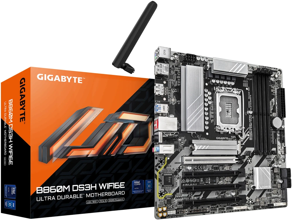 Pagrindinė plokštė Gigabyte B860M DS3H WIFI6E