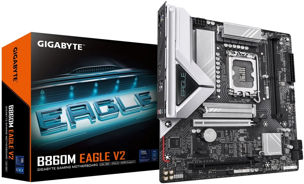 Pagrindinė plokštė GIGABYTE B860M EAGLE V2 LGA1851 1xHDMI 1xDP