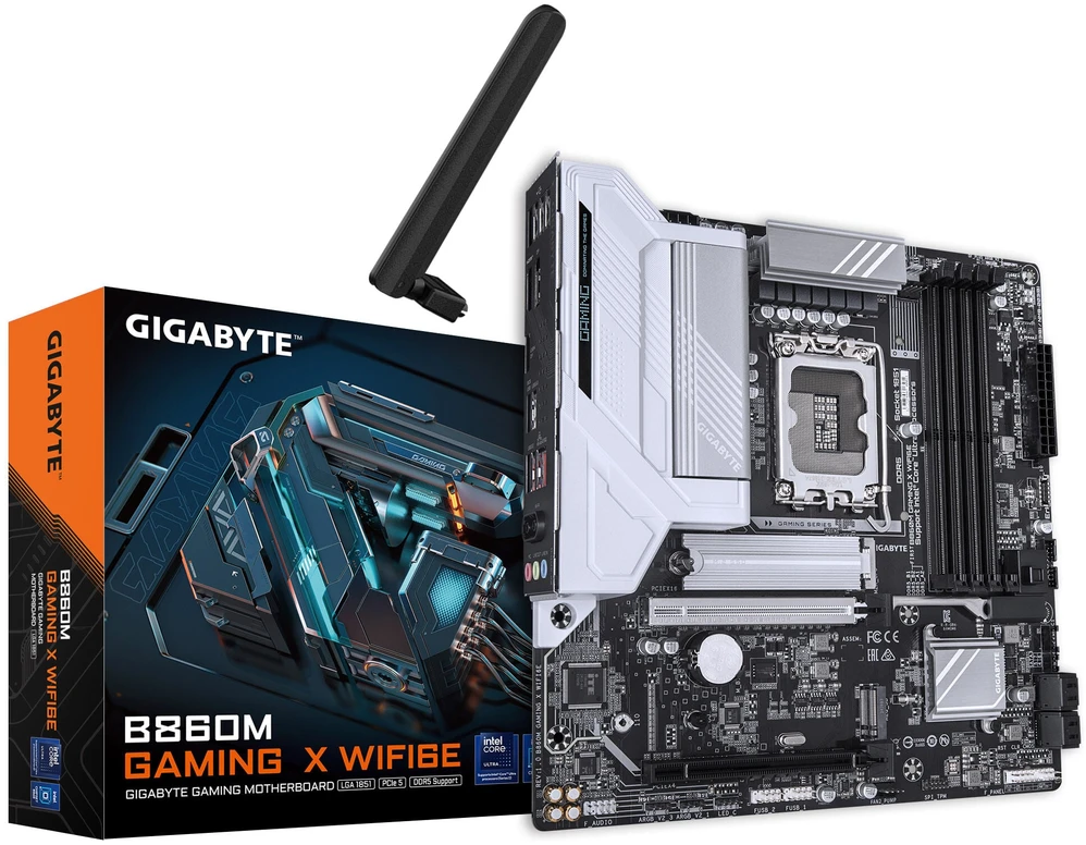 Pagrindinė plokštė Gigabyte B860M GAMING X WIFI6E