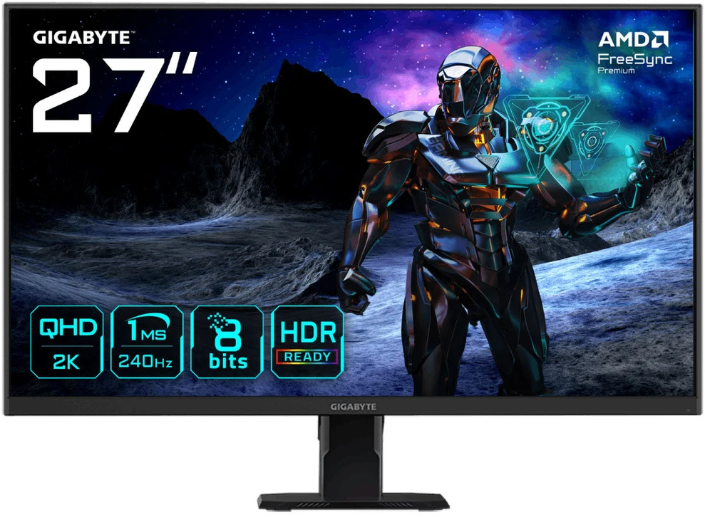 GIGABYTE MONITORIUS 27" GS27Q XEK1 | Gigabyte | GS27Q X EK1 | 27 " | IPS | QHD | 240 Hz | 1 ms | 2560 x 1440 pikselių | 300 cd/m² | HDMI jungtys quantity 2